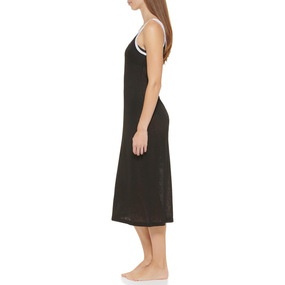 Women's Swim Cover-Up Dress by DKNY Black Size Medium New With Tags - Picture 4 of 10